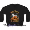 The Great pumpkin is coming dog pumpkin Sweatshirt