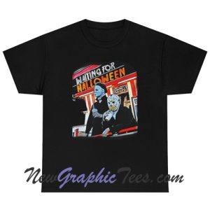 Waiting for halloween Jason Voorhees Michael Myers T-Shirt