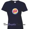 Burger King Logo Fast Food Restaurant Inspired T-Shirt