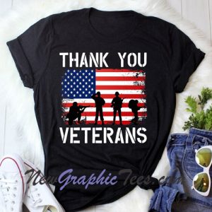 Gifts Thank You Veterans Tshirt