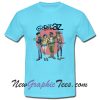 Gorillaz Group Circle Rise T-Shirt
