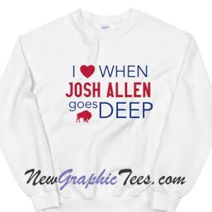 Josh Allen Deep Unisex Crewneck Sweatshirt
