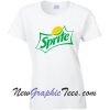 Sprite Logo Soft Drink Lemon Flavor T-Shirt