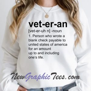 Veteran Definition Sweatshirt