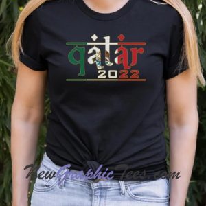 Qatar World Cup 2020 Mexico with flag inside T-Shirt