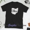 Distressed Ohio Short-Sleeve Unisex T-Shirt