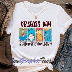 DrSeuss Read Know Learn T-Shirt