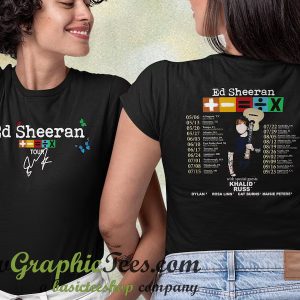 Ed Sheeran Tour 2023 Bad Habit T-Shirt Twoside