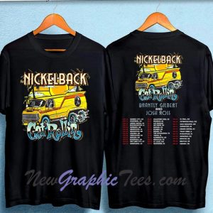 Nickelback Get Rollin' Tour 2023 T-Shirt 2 Side Print