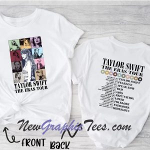 Taylor Swift The Eras Tour T-Shirt 2 Side Print