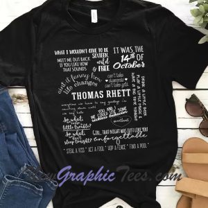 Thomas Rhett Changes album Lyrics T-Shirt