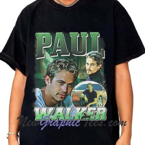 Retro Paul Walker Fan T-Shirt