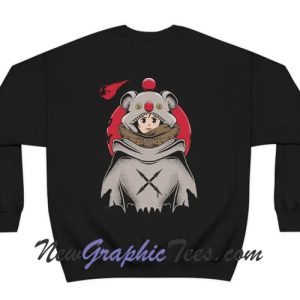 Yuffie Moogle Cape Final Fantasy Back Sweatshirt