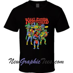 King Gizzard and The Lizard Wizard Masters Black Tshirt