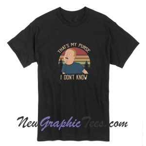 King of The Hill Bobby Hill That’s My Purse I Don’t Know You Circle Vintage T-Shirt
