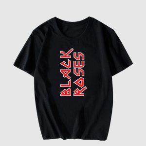 Black Roses Heavy Metal T-Shirt SD