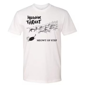 Meowner Threat Punk Cat T-Shirt SD