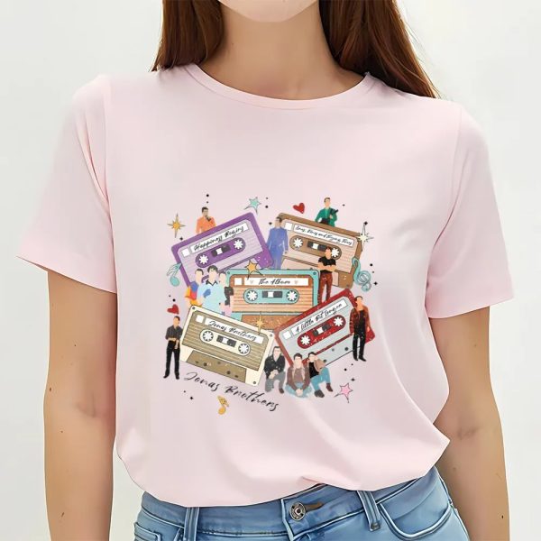 Retro Joe Jonas Brothers Cassette T-Shirt SD