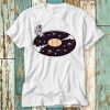 Cosmic Sound Astronaut Vinyl Pool Planet Music T-Shirt SD