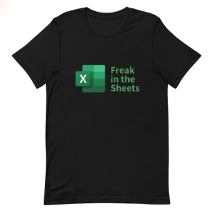 Freak in the Sheets Spreadsheets Funny T-shirt SD