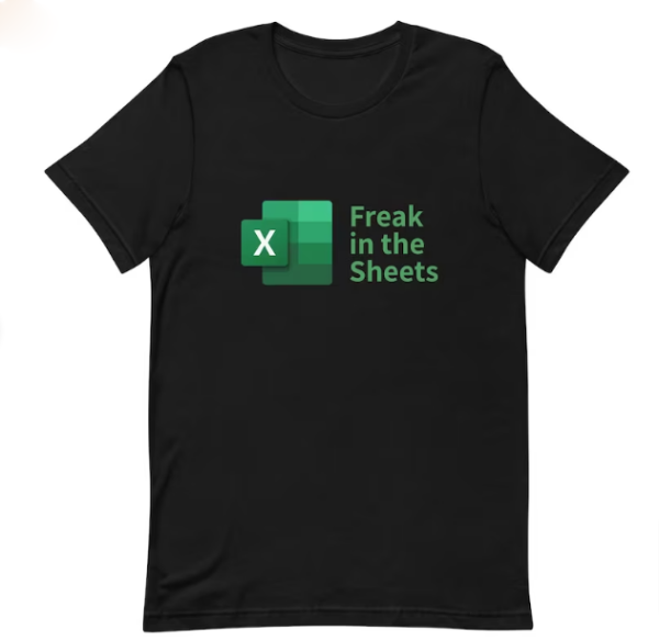 Freak in the Sheets Spreadsheets Funny T-shirt SD
