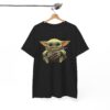 Baby Yoda Hug Flute T-shirt SD