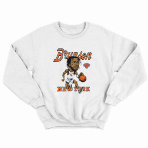 Jalen Brunson New York Knicks basketball signature cartoon Sweatshirt SD