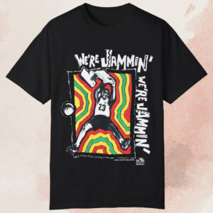 Michael Jordan Bob Marley We're Jamming T-shirt SD